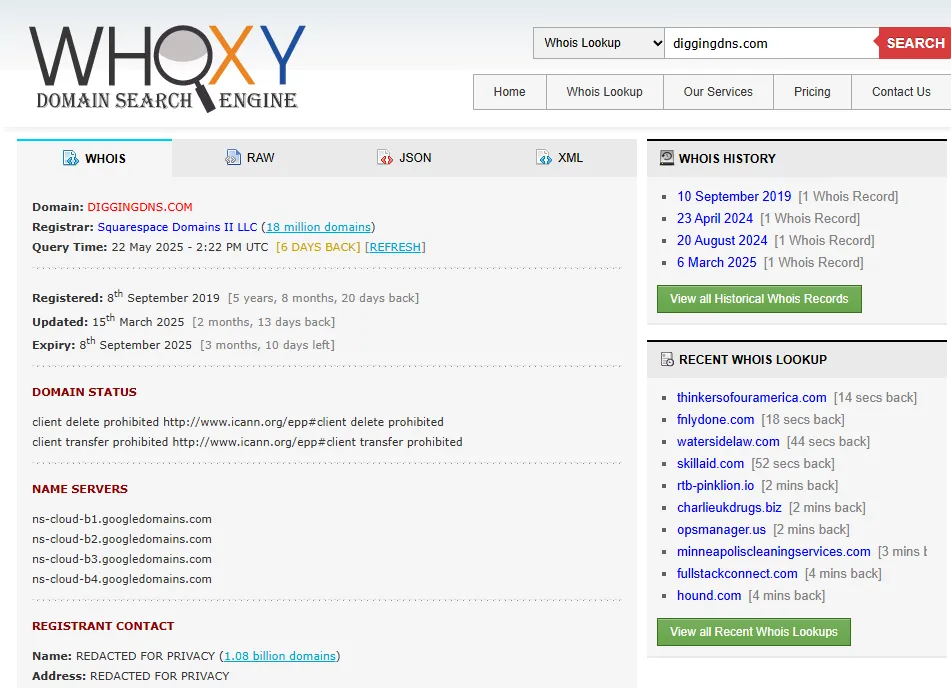 whoxy-live-screenshot